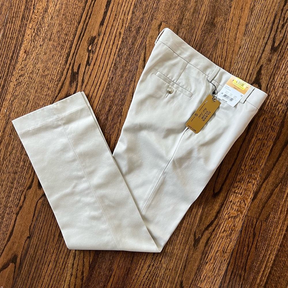 NWT Boy’s Dillard’s Class Club Modern Fit Khaki Chino Pants, size 14
